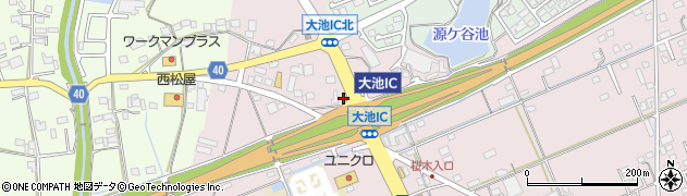 静岡県掛川市大池2716周辺の地図