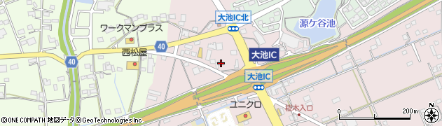 静岡県掛川市大池2713周辺の地図