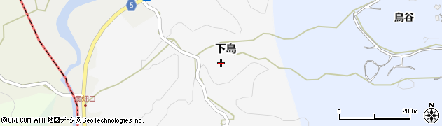 京都府和束町（相楽郡）下島（古橋）周辺の地図