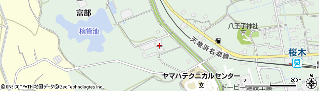 静岡県掛川市富部38周辺の地図
