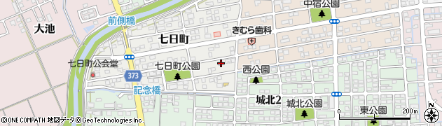 静岡県掛川市七日町33周辺の地図