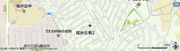 岡山県赤磐市桜が丘東2丁目周辺の地図