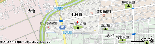 静岡県掛川市七日町170周辺の地図