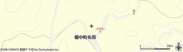 岡山県高梁市備中町布賀2707周辺の地図