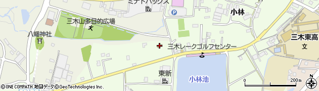 兵庫日産日産カーパレス三木周辺の地図