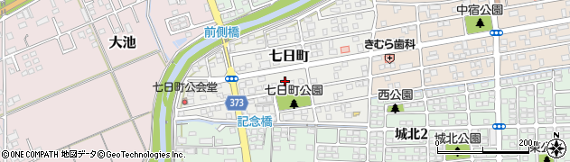 静岡県掛川市七日町171周辺の地図