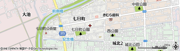 静岡県掛川市七日町46周辺の地図