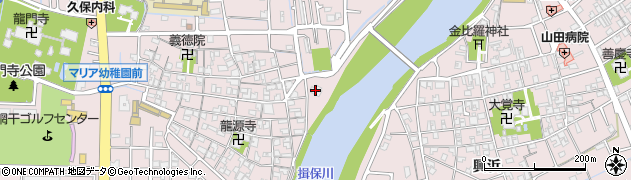 兵庫県姫路市網干区興浜周辺の地図
