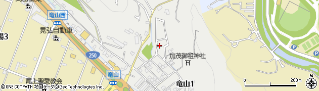 兵庫県高砂市竜山周辺の地図