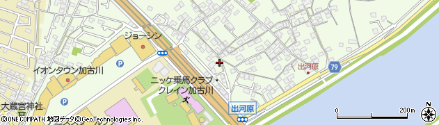 兵庫県加古川市東神吉町出河原398周辺の地図