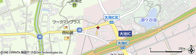静岡県掛川市大池2736周辺の地図
