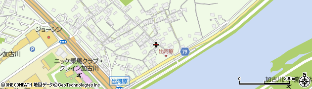 兵庫県加古川市東神吉町出河原289周辺の地図
