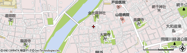 兵庫県姫路市網干区興浜79周辺の地図