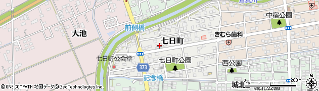 静岡県掛川市七日町156周辺の地図