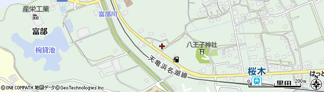 静岡県掛川市富部200周辺の地図