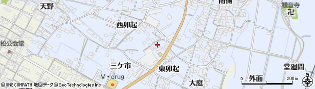 愛知県知多郡美浜町奥田東卯起5周辺の地図