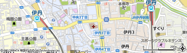 ゆうちょ銀行伊丹店 ＡＴＭ周辺の地図