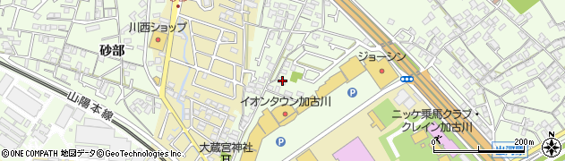 兵庫県加古川市東神吉町出河原878周辺の地図
