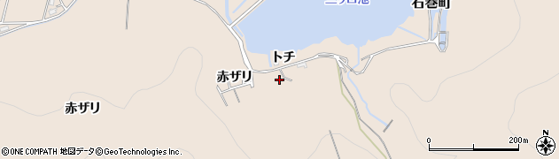 愛知県豊橋市石巻町トチ周辺の地図