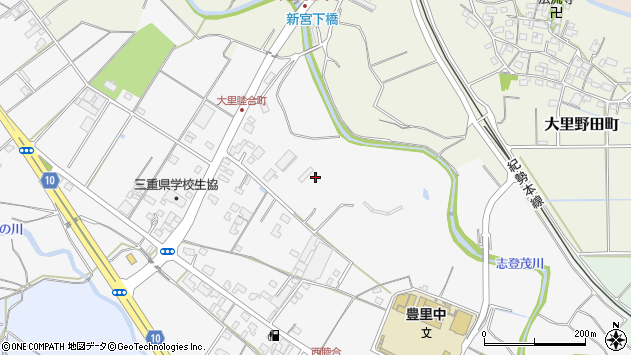 〒514-0126 三重県津市大里睦合町の地図