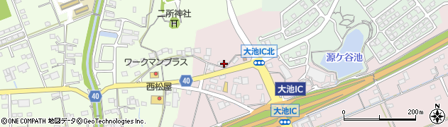 静岡県掛川市大池2574周辺の地図