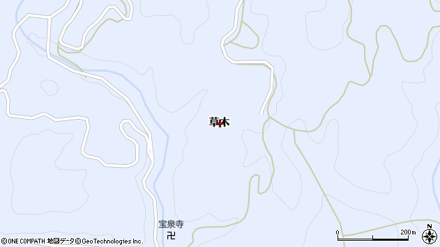 〒729-3512 広島県神石郡神石高原町草木の地図