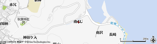 愛知県蒲郡市西浦町南くじ周辺の地図
