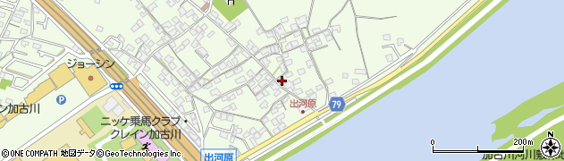 兵庫県加古川市東神吉町出河原176周辺の地図