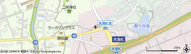 静岡県掛川市大池2733周辺の地図