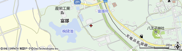 静岡県掛川市富部72周辺の地図