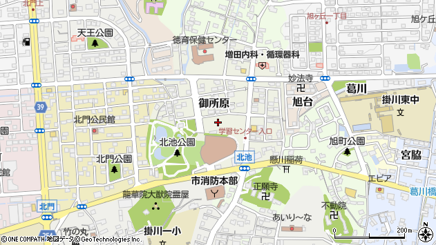 〒436-0068 静岡県掛川市御所原の地図