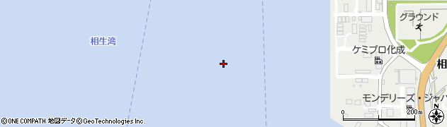 相生湾周辺の地図