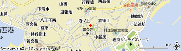 愛知県西尾市吉良町宮崎周辺の地図