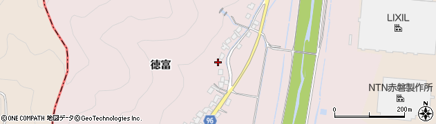 岡山県赤磐市徳富周辺の地図