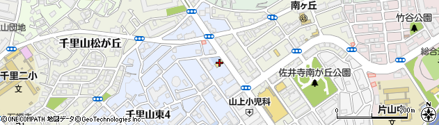 ローソン吹田千里山東四丁目店周辺の地図