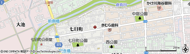 静岡県掛川市七日町60周辺の地図