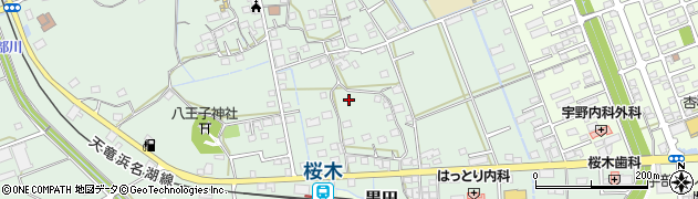 静岡県掛川市富部周辺の地図
