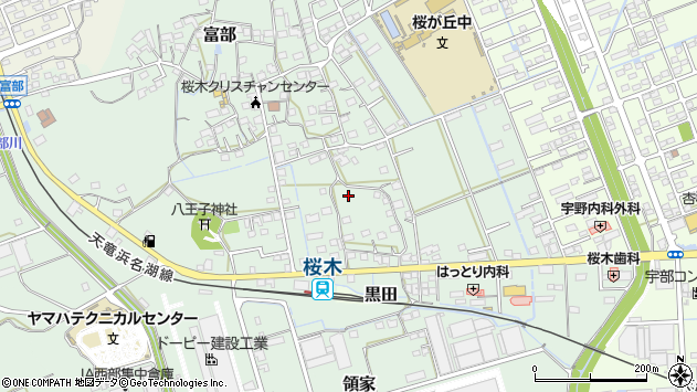 〒436-0224 静岡県掛川市富部の地図