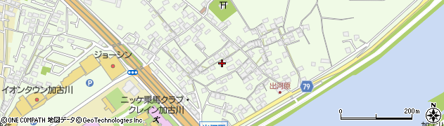 兵庫県加古川市東神吉町出河原323周辺の地図