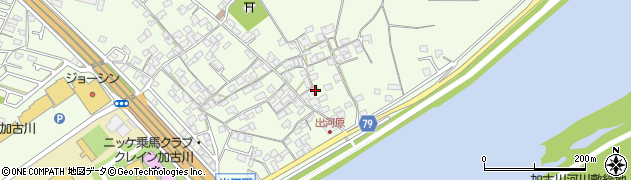 兵庫県加古川市東神吉町出河原181周辺の地図