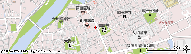 兵庫県姫路市網干区興浜173周辺の地図