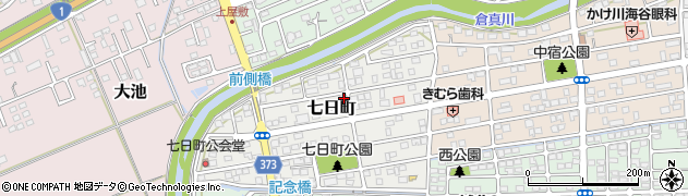 静岡県掛川市七日町151周辺の地図