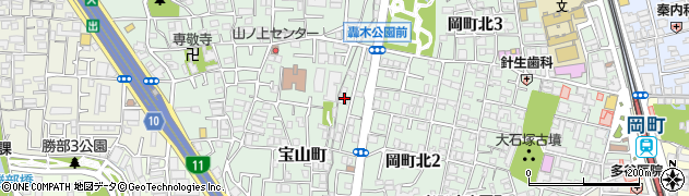 大阪府豊中市宝山町5周辺の地図