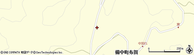 岡山県高梁市備中町布賀1708周辺の地図