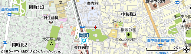 土手嘉岡町本店周辺の地図