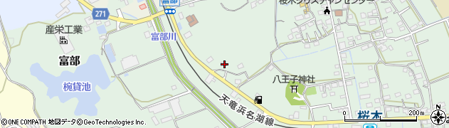 静岡県掛川市富部166周辺の地図