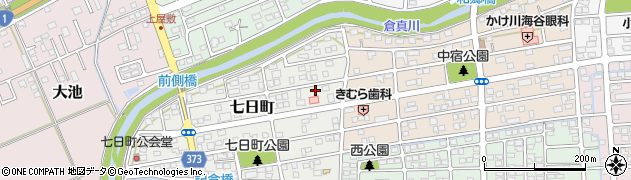 静岡県掛川市七日町71周辺の地図