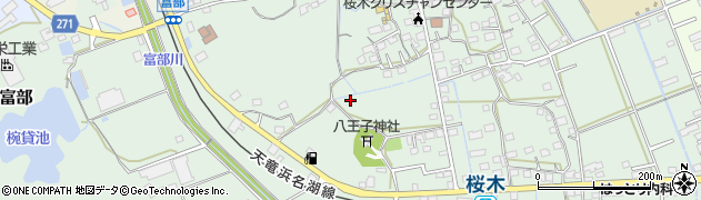 静岡県掛川市富部597周辺の地図