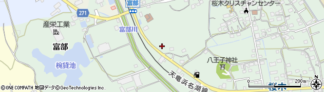 静岡県掛川市富部165周辺の地図