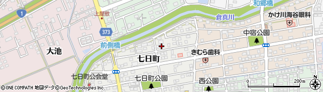 静岡県掛川市七日町87周辺の地図